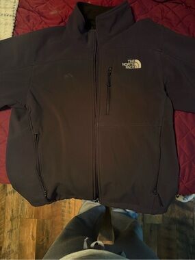 The North Face Men's Dark Brown/Charcoal Softshell Jacket